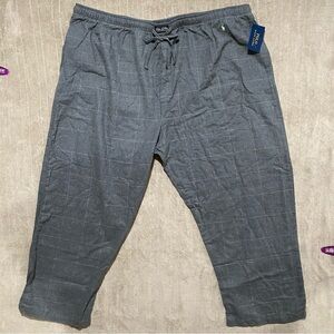 Polo by Ralph Lauren Men’s Gray Plaid Lightweight Sleepwear Flannel Sleep Pants